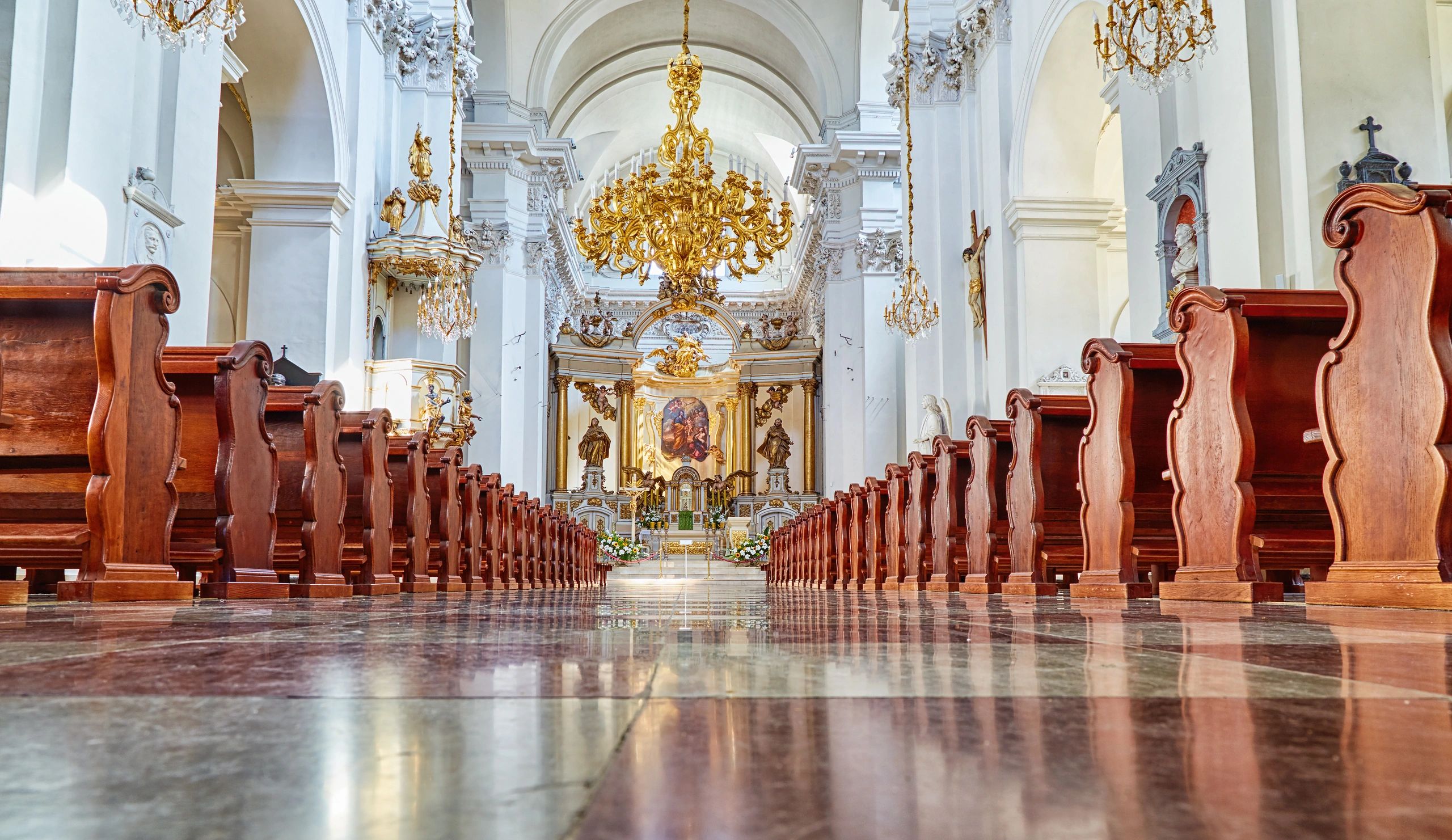 Ornate church interior